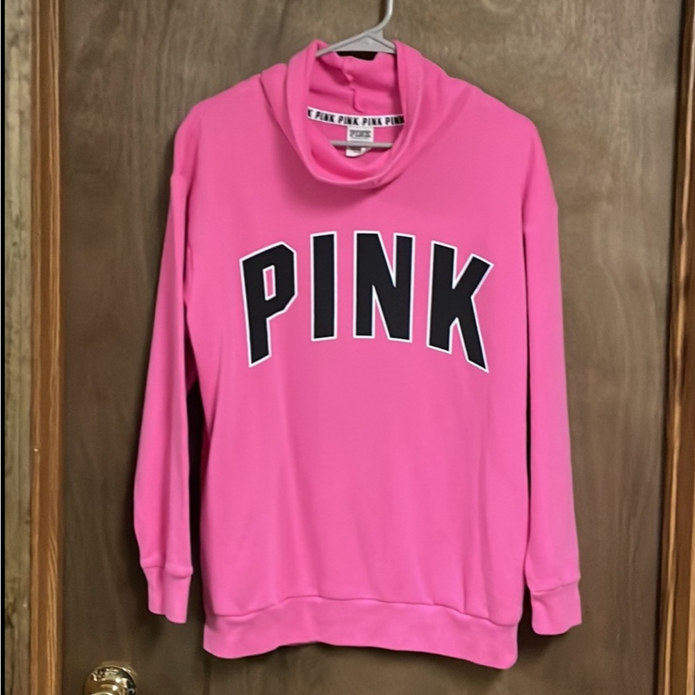 Victorias Secret Pink Cowl‎ Neck Sweatshirt Extra Small